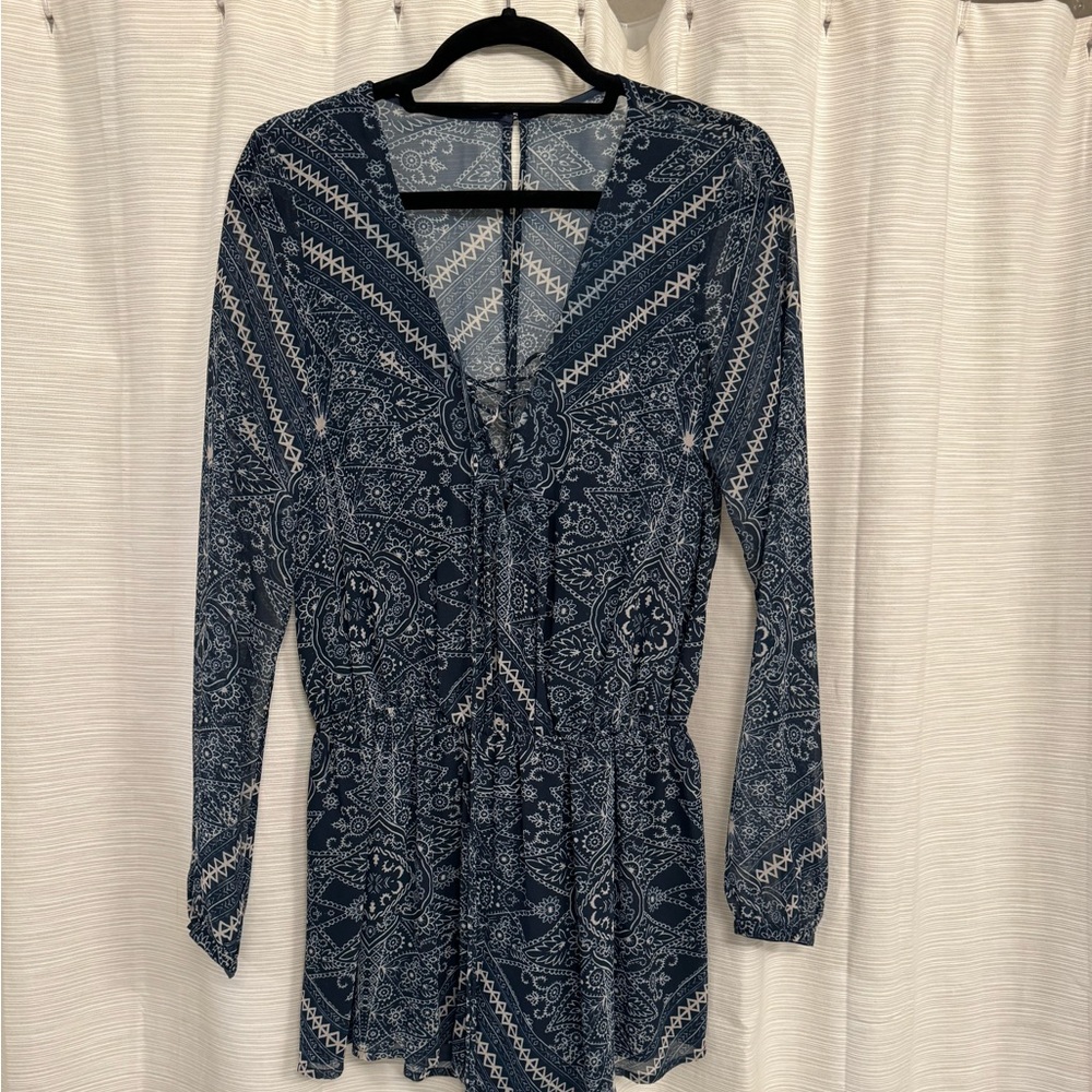 The Jetset Diaries long sleeve romper